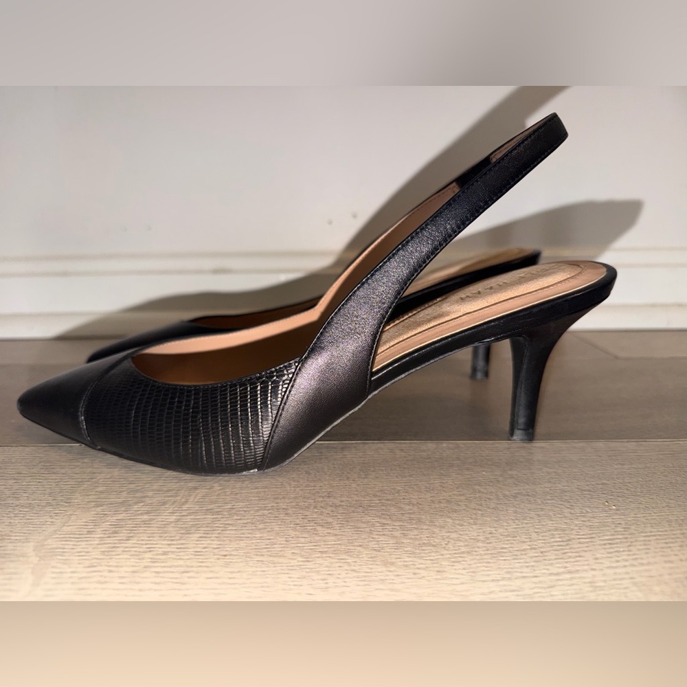 Cole Haan Black Slingback Heels